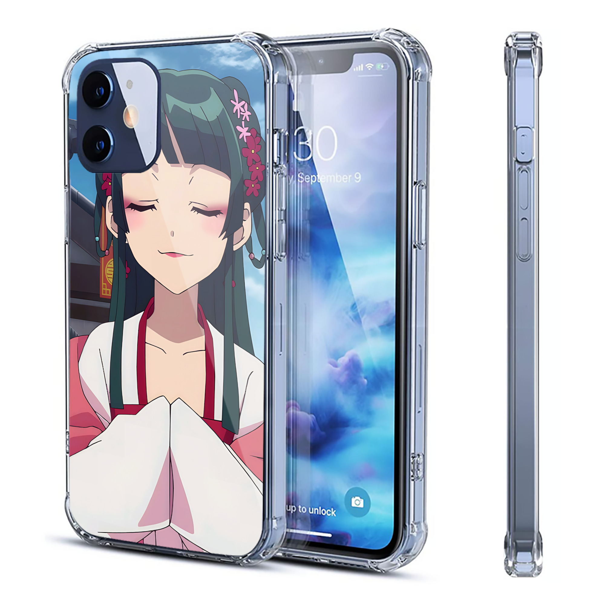（画像用） 薬屋のひとりごと The Apothecary Diaries 【iPhone 12シリーズ対応】透明スマホケース（クリアソフトケース）